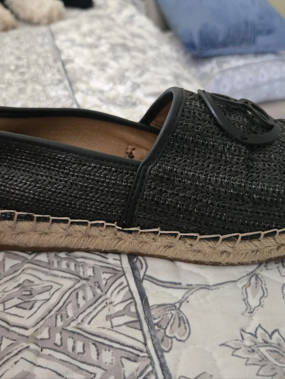 Sam & Libby Black Woven Slip-On Loafer